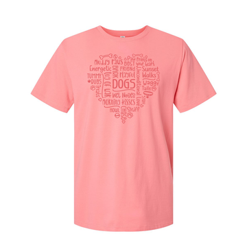 Word Art Heart T-Shirt