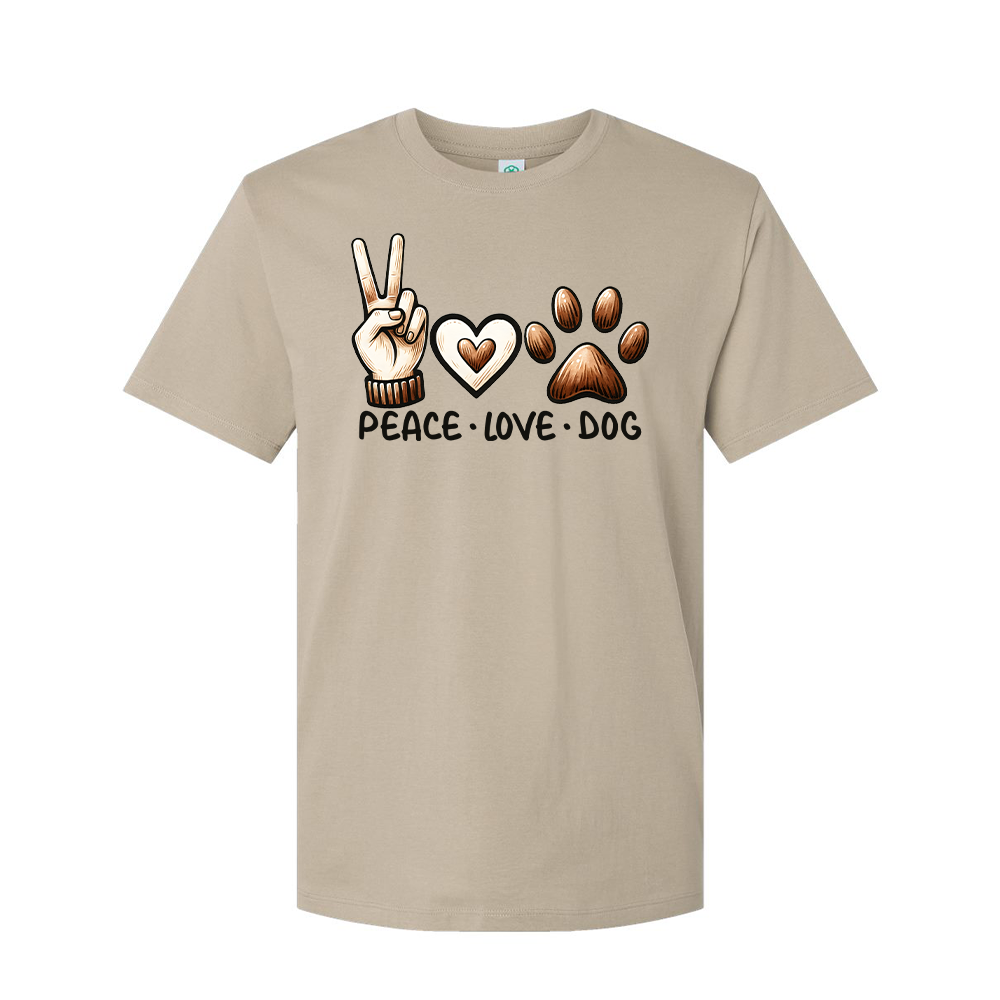 Peace Love Dog T-Shirt