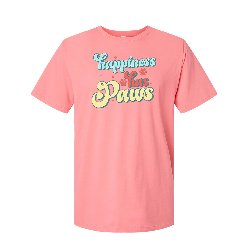 Happiness Has Paws T-Shirt